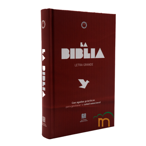 Biblia Mediana Salud Emocional TLA - Letra Grande - Tapa Dura - Roja - Image 3