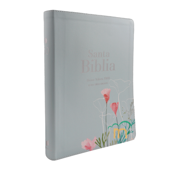 Biblia grande letra súper gigante Menta RVR60 - Símil Piel - Image 2