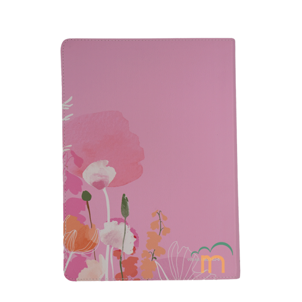 Biblia grande letra súper gigante Rosa RVR60 - Símil Piel - Image 4
