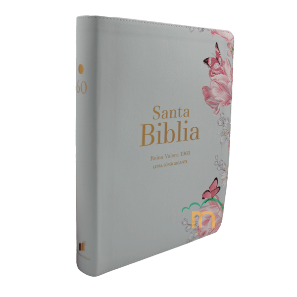 Biblia grande letra súper gigante Menta Claro RVR60 - Símil Piel - Image 3