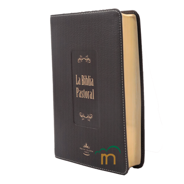 Biblia Pastoral RVR60 Mediana - Letra Grande - Imitación Piel Café - Image 2