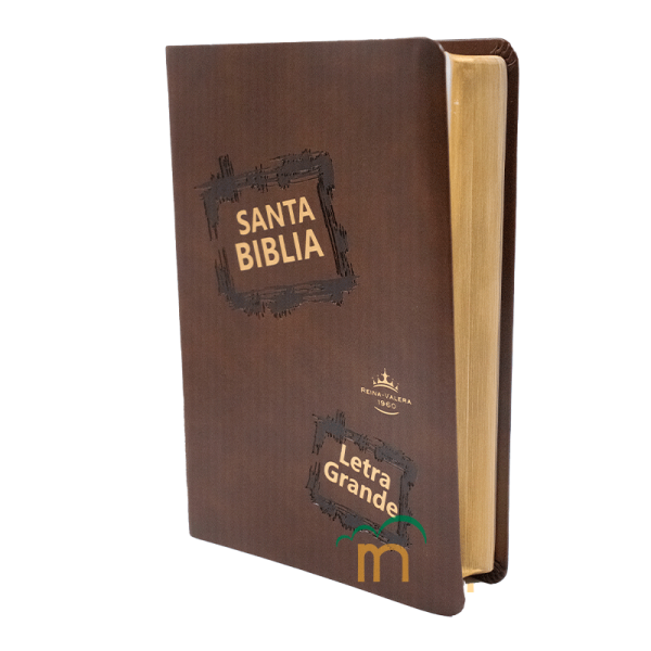Biblia Mediana RVR60 - Letra Grande - Imitación Piel Café - Image 2