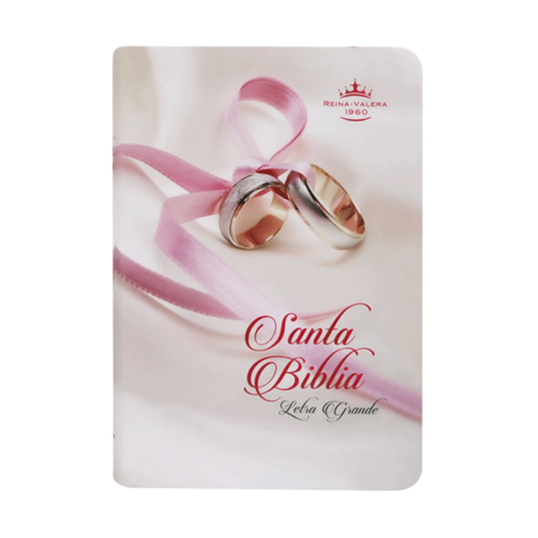 Biblia mediana letra grande RVR60 - Blanca anillos