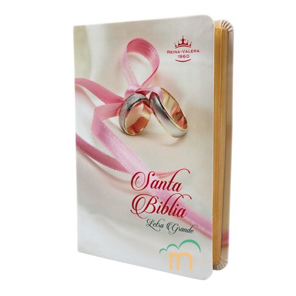 Biblia mediana letra grande RVR60 - Blanca anillos - Image 2