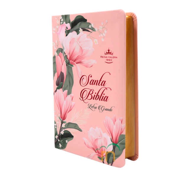Biblia mediana letra grande RVR60 - Floreada - Image 2