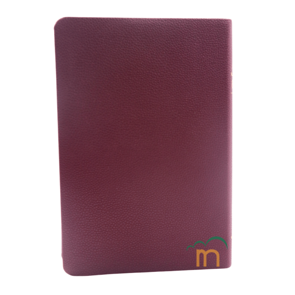 Biblia mediana letra grande RVR60 - Imitación Piel - Vino fuerte cursiva - Image 4