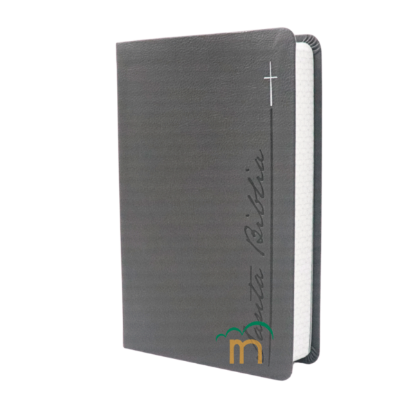 Biblia manual RVR60 - Gris - Imitación piel - Image 2