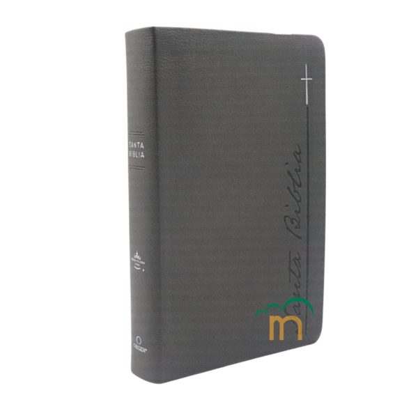 Biblia manual RVR60 - Gris - Imitación piel - Image 3