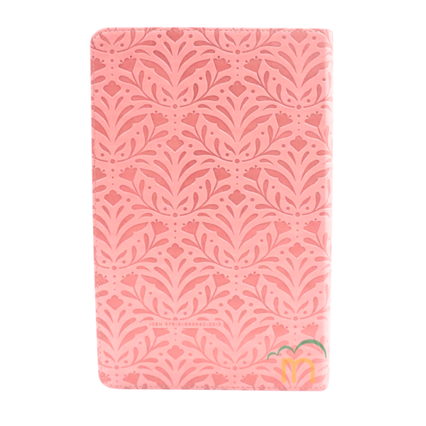Biblia manual RVR60 - Rosa flores - Imitación piel - Image 4