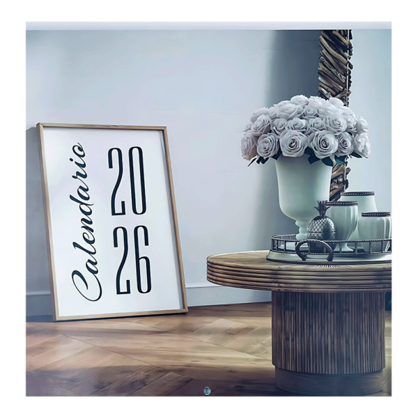 Calendario 2026 - Abba Gifts - Escena vintage
