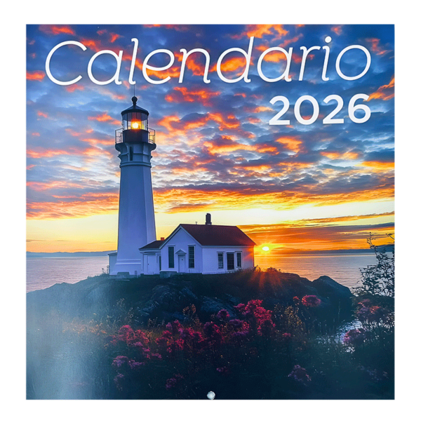 Calendario 2026 - Abba Gifts - Faro al amanecer