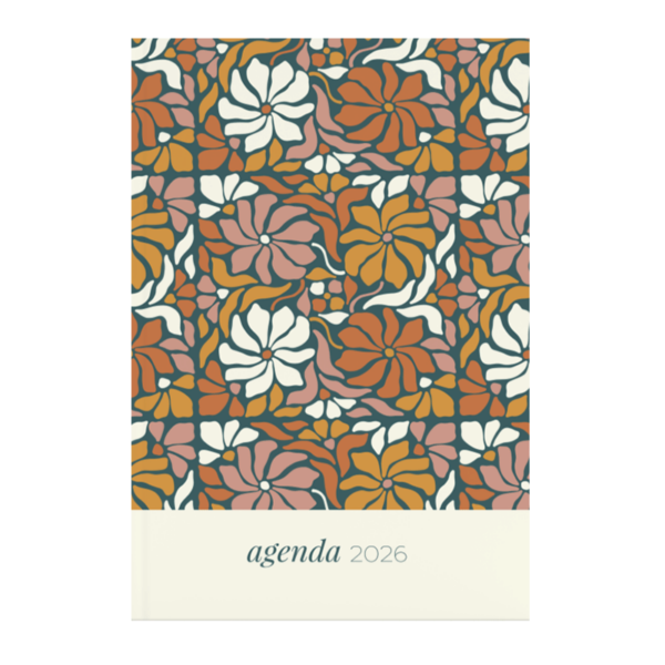 Agenda 2026 Mujeres flores - Tapa dura