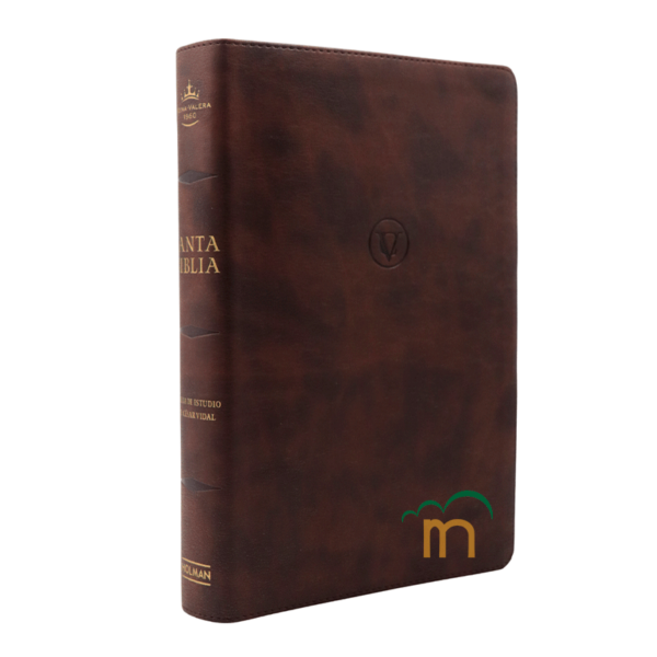 Biblia de estudio de César Vidal RVR60 - Símil piel - Café - Image 3