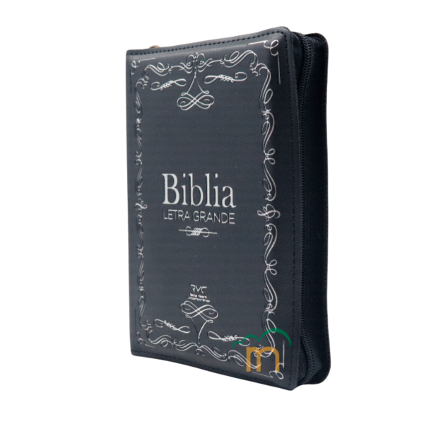 Biblia Chica Azul Marino RVC - Imitación Piel - Cierre - Image 2