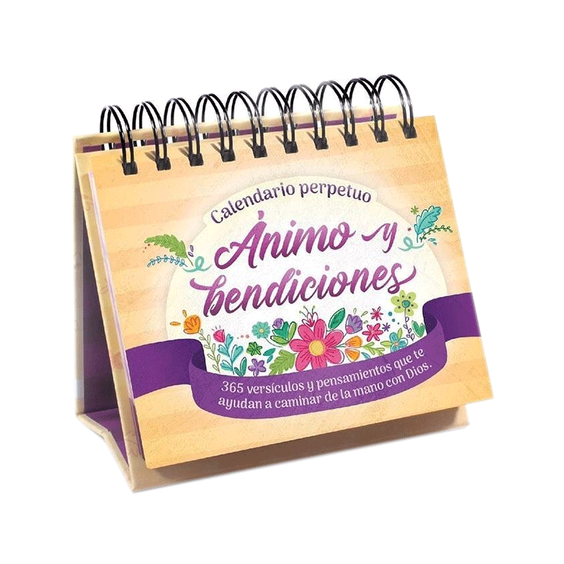 Calendario perpetuo Pechi 2026 - Ánimo y bendiciones