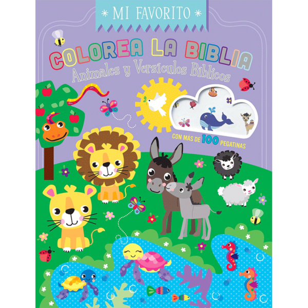 Colorea la Biblia - Animales y versículos bíblicos