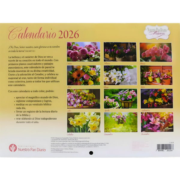 Calendario Nuestro pan diario 2026 - Mujeres - Image 2