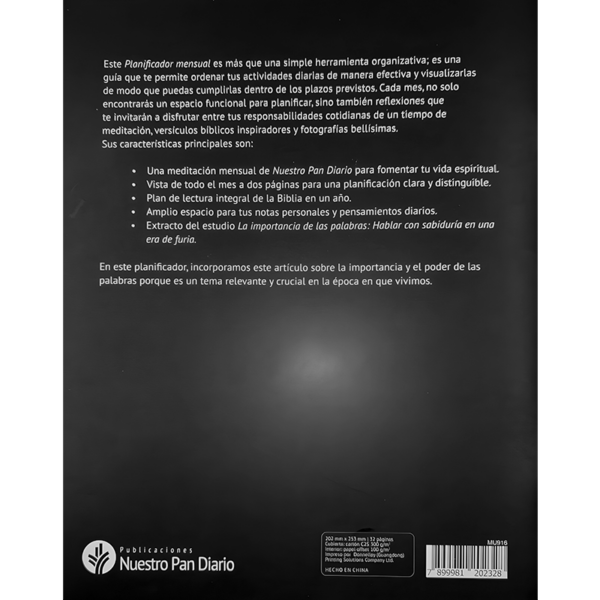 Planificador mensual Nuestro pan diario 2026 - Image 2