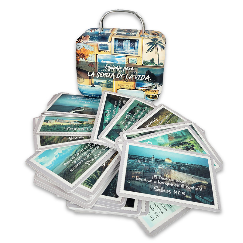 Maleta metálica de promesas: Equipaje para la senda de la vida