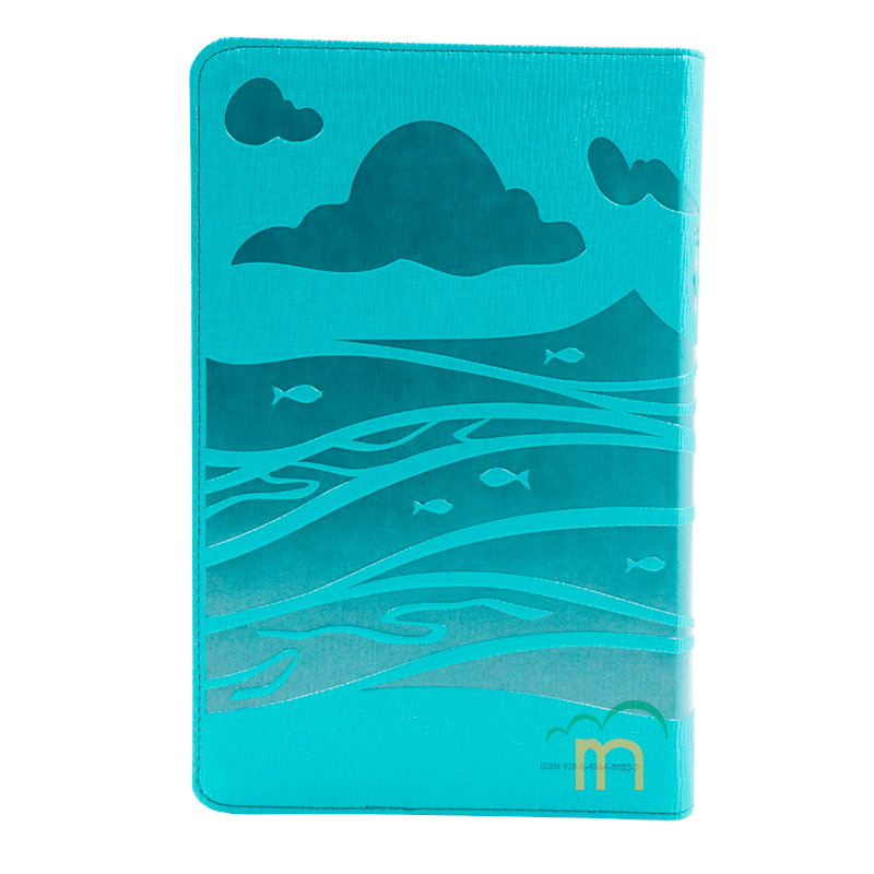 Biblia GO para niños NTV - Verde azulado - SentiPiel - Image 4