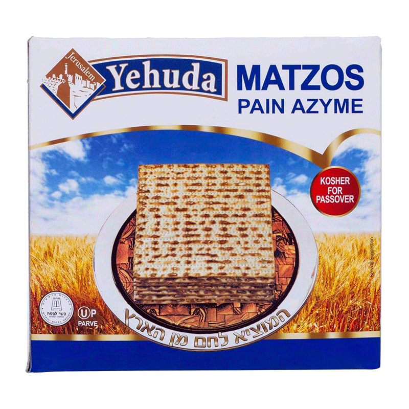 Matza Yehuda Kosher Pan sin levadura 1Kg - Pan azimo