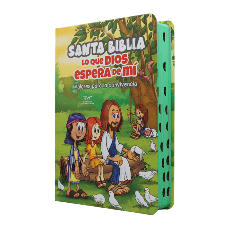 Biblia infantil lo que Dios espera de mí RVC - Tapa dura - Índice - Image 2