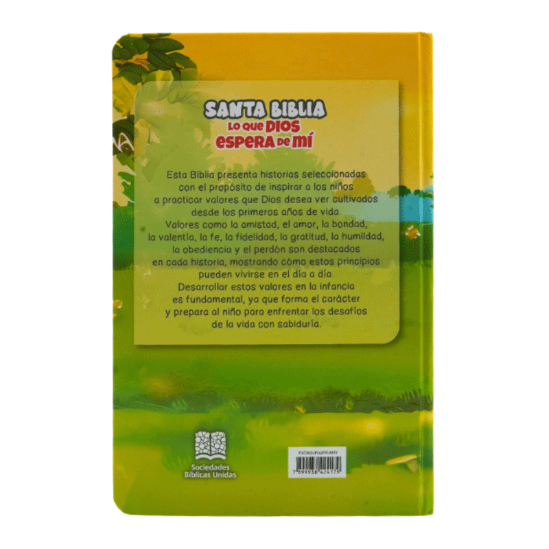 Biblia infantil lo que Dios espera de mí RVC - Tapa dura - Índice - Image 4