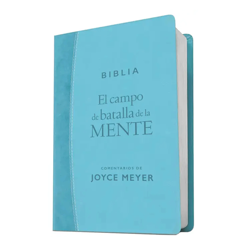 Biblia El campo de batalla de la mente RVR60 - Turquesa - Imitación Piel - Image 2