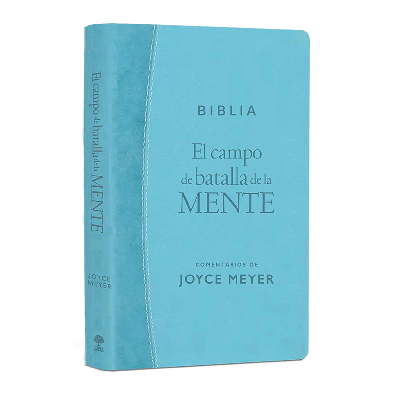 Biblia El campo de batalla de la mente RVR60 - Turquesa - Imitación Piel - Image 3