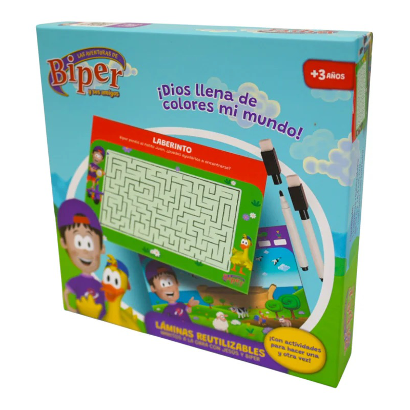 Láminas reutilizables - Manitos a la obra con Jesús y Biper - Image 2