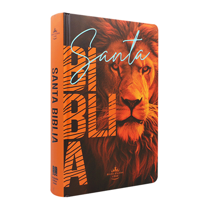 Biblia mediana RVR60 - León naranja - Tapa dura - Image 2
