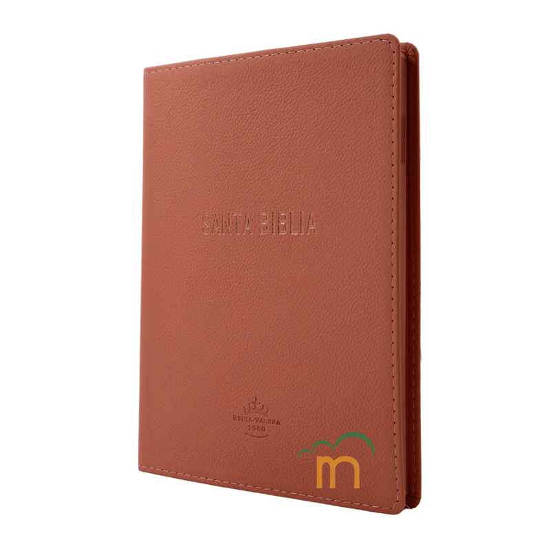 Biblia mediana RVR60 - Rosa palo - Canto bronce - Piel genuina - Image 2