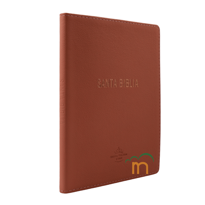 Biblia mediana RVR60 - Rosa palo - Canto bronce - Piel genuina - Image 3