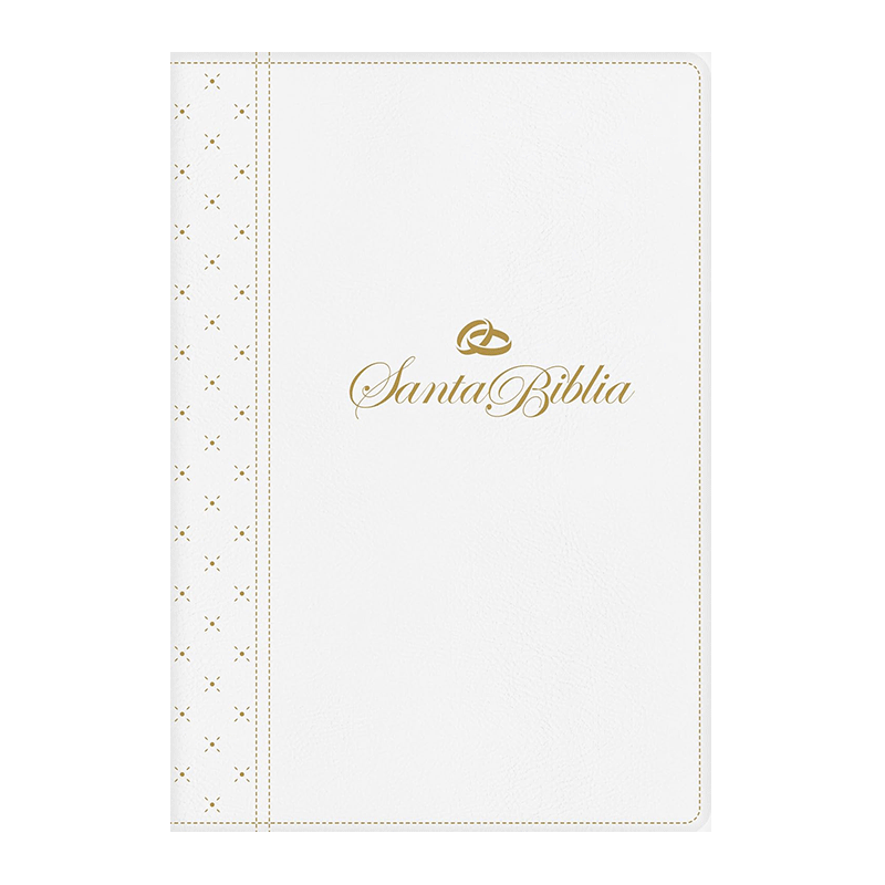 Biblia manual letra grande NTV con Filament - Blanco - SentiPiel