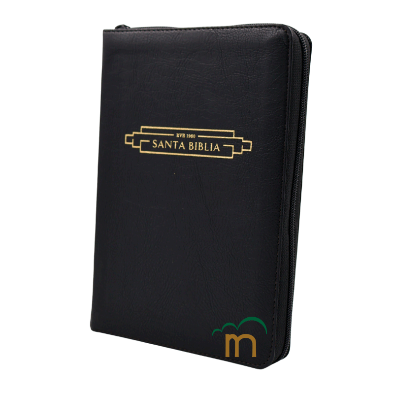 Biblia manual letra grande RVR60 - Negro - Cierre - Índice - Image 2