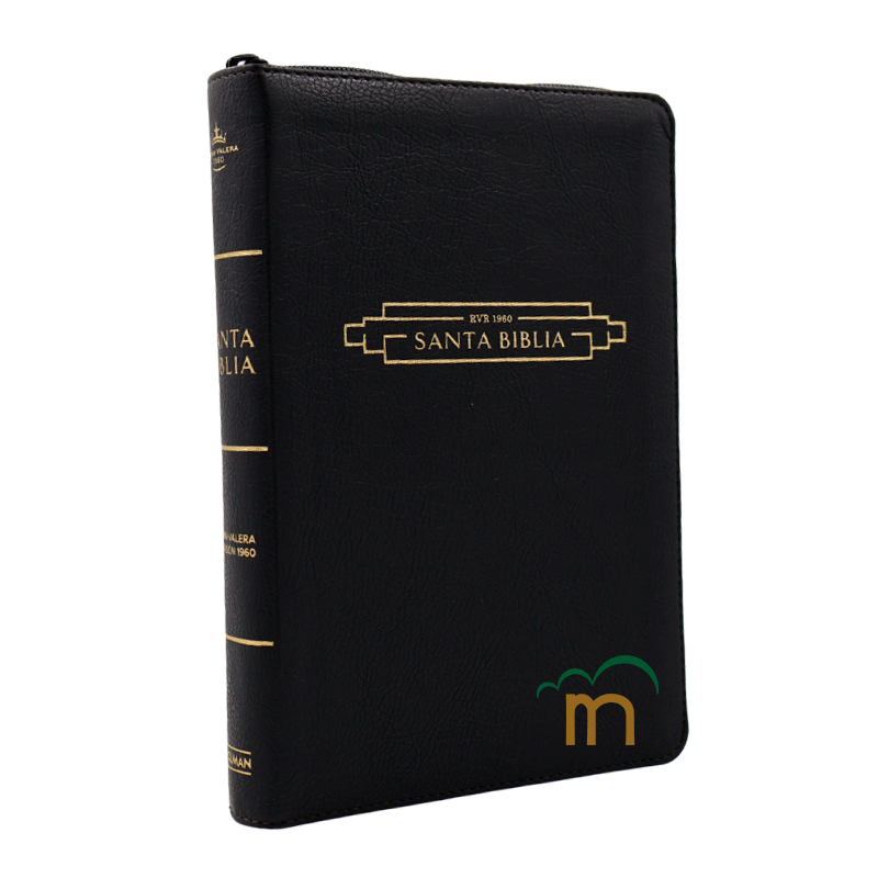 Biblia manual letra grande RVR60 - Negro - Cierre - Índice - Image 3