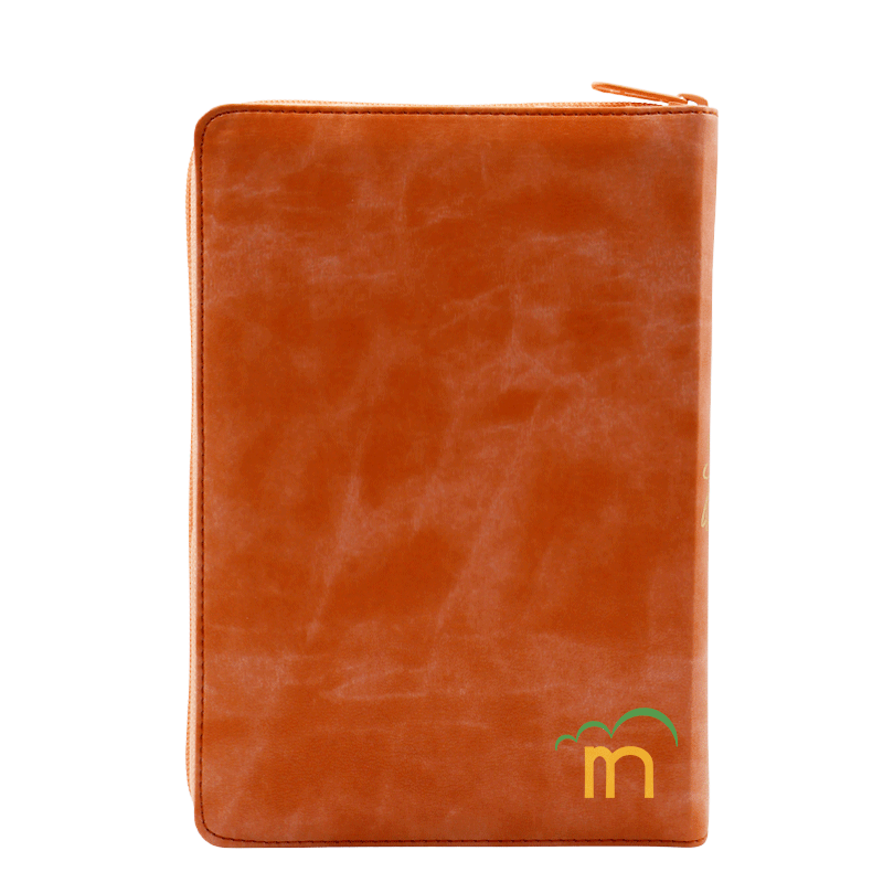 Biblia manual letra grande RVR60 - Caramelo floral - Cierre - Índice - Image 4