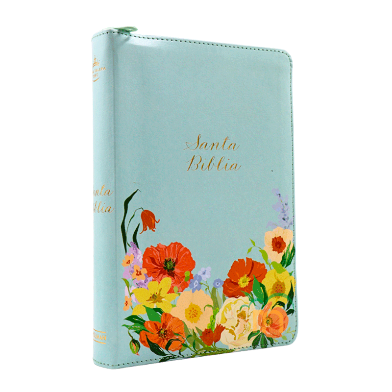 Biblia manual letra grande RVR60 - Menta - Cierre - Índice - Image 3