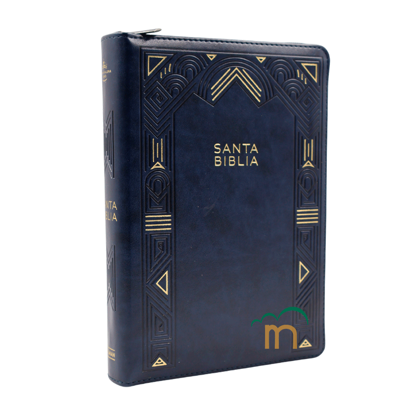 Biblia manual letra gigante RVR60 - Marino - Cierre - Índice - Image 3