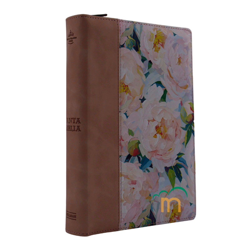 Biblia manual letra gigante RVR60 - Rosa cuarzo - Cierre - Índice - Image 3