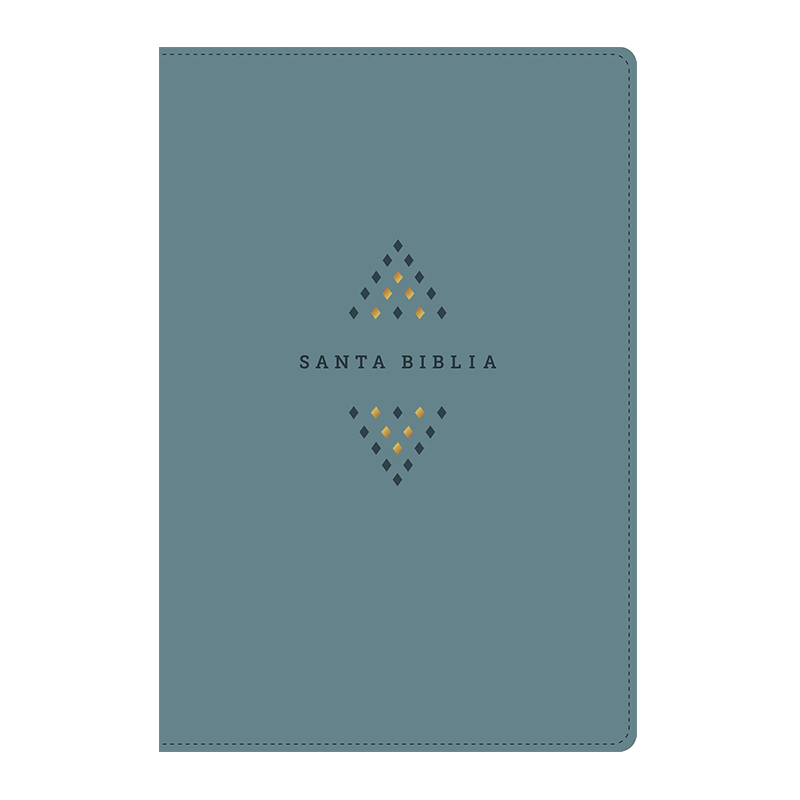 Biblia ultrafina letra grande NTV con Filament - Azul sereno - SentiPiel - Índice