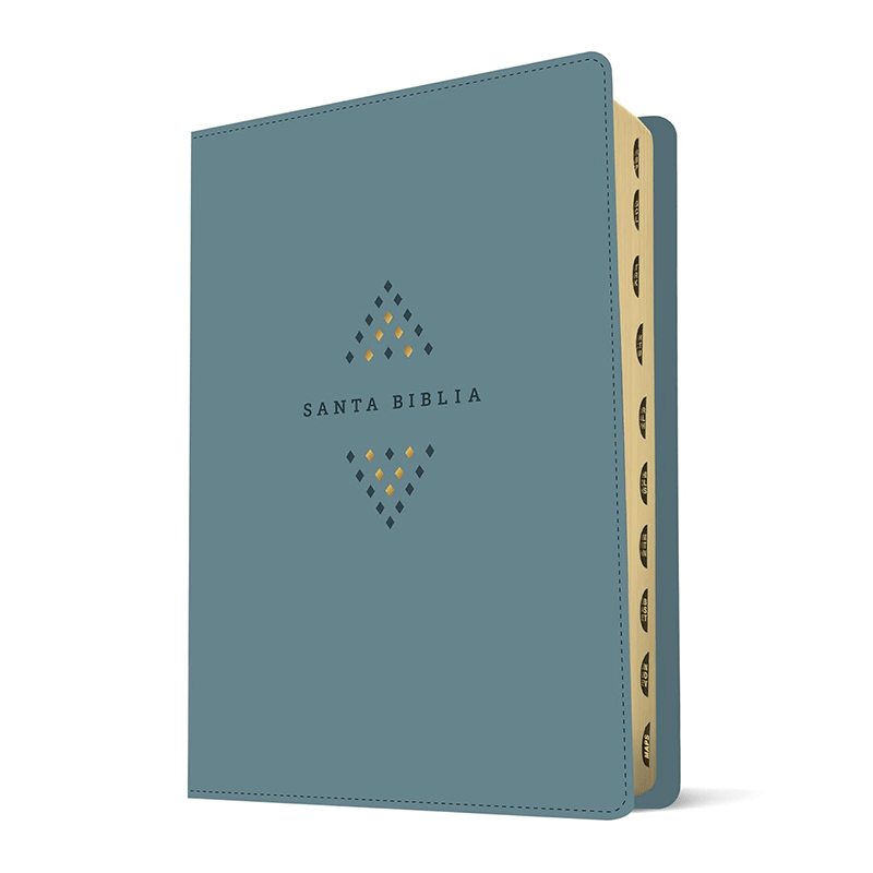Biblia ultrafina letra grande NTV con Filament - Azul sereno - SentiPiel - Índice - Image 2
