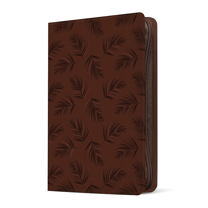 Biblia ultrafina letra grande NTV con Filament - Palmera café - SentiPiel - Cierre - Índice - Image 2