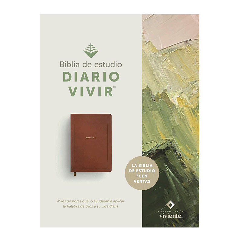 Biblia de Estudio Diario Vivir NTV - Café - SentiPiel - Image 3