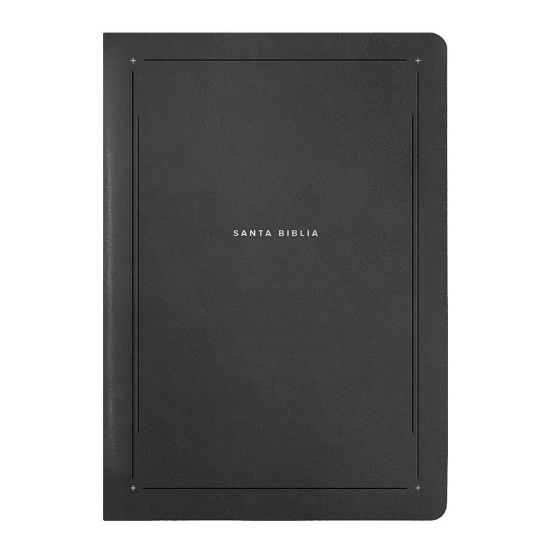 Biblia de Estudio Diario Vivir NTV - Negro - SentiPiel