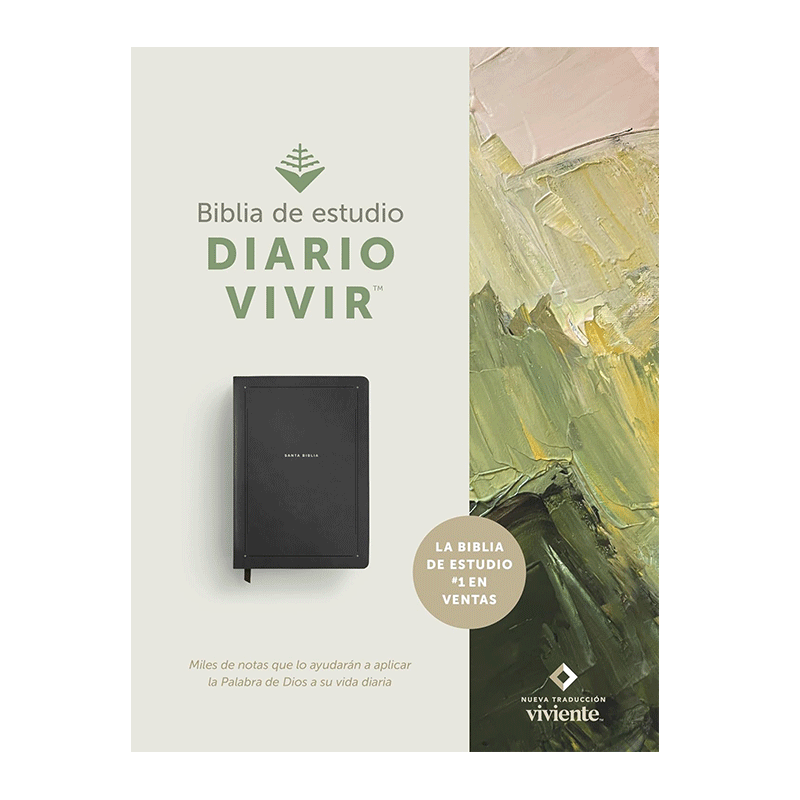 Biblia de Estudio Diario Vivir NTV - Negro - SentiPiel - Image 3