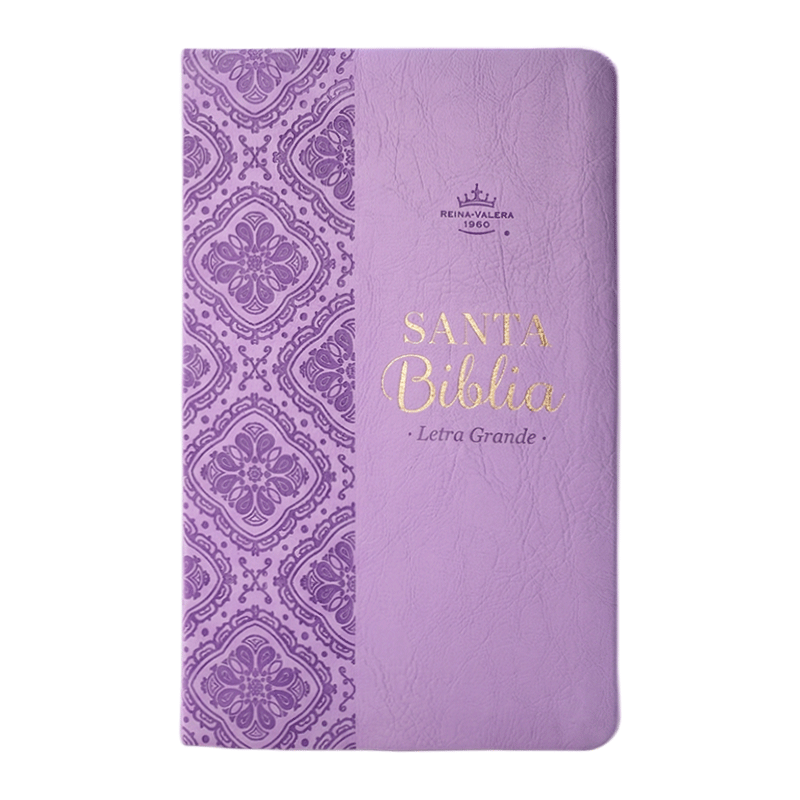 Biblia obsequios y premios RVR60 - Lila primor - Imitación Piel - Cierre
