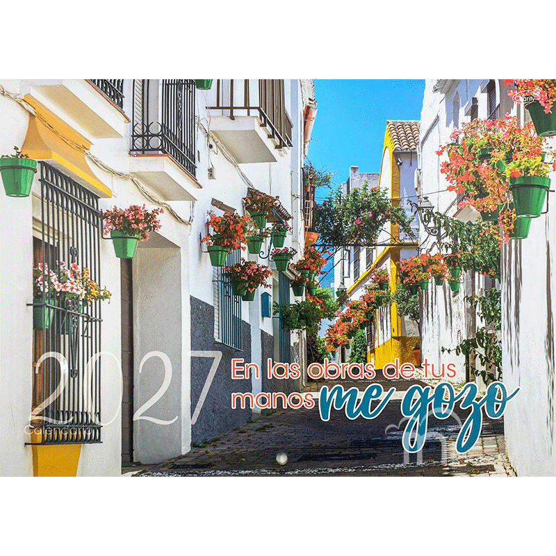 Calendario 2027 - Paisajes - En las obras de tus manos me gozo