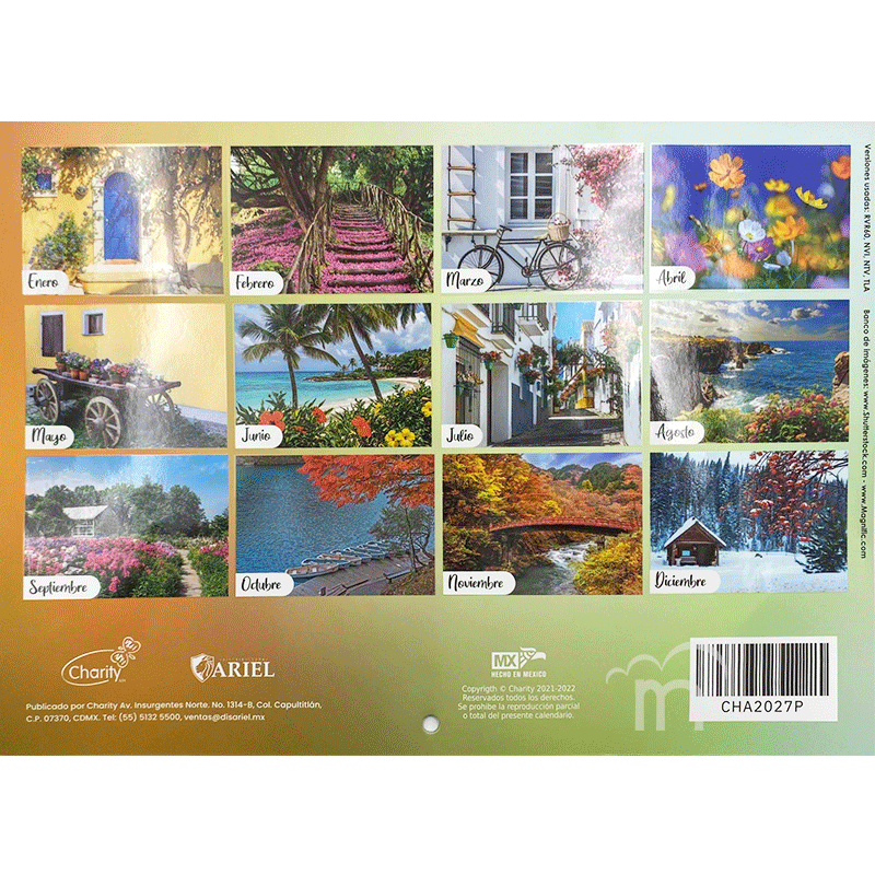 Calendario 2027 - Paisajes - En las obras de tus manos me gozo - Image 2